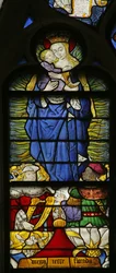 Window depicting the Virgin and Child on the Tree of Jesse with King David